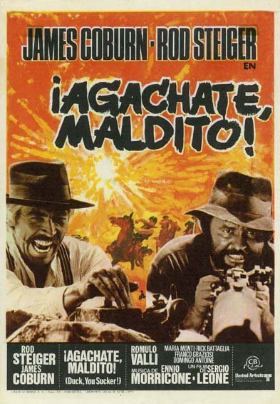 ¡Agáchate, maldito!